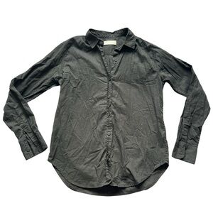 Everlane Women's Button Down Shirt Sheer black